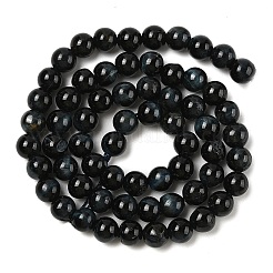 Нити из натуральных бусин тигрового глаза высшего качества&nbsp;LS-G-B133-A02-6MM-03