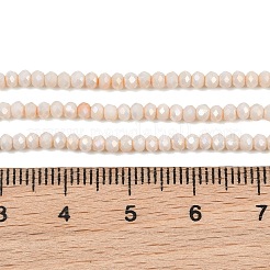 Galvanisieren Sie Unterlegscheibe-Glasperlenstränge&nbsp;GL-T021-2x2.5mm-17-18