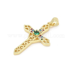 Латунные микро проложить кубического циркония подвески&nbsp;KK-D317-109G