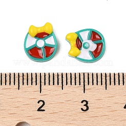 Leuchtende Harz-Cabochons mit Weihnachtsmotiv&nbsp;RESI-U003-02H