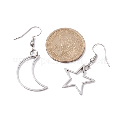 3 пара серег с подвесками из 3 стилей из сплава EJEW-JE05552