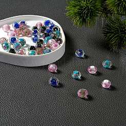 50 pz 5 perline fatte a mano in stile lampwork&nbsp;LAMP-SZ0001-20