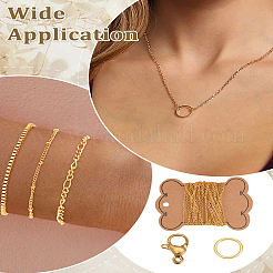 Наборы для самостоятельного изготовления цепочек из латунного кабеля&nbsp;DIY-LP0005-54