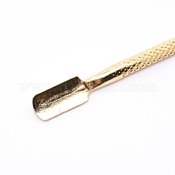 Empujador de cutícula de acero inoxidable de doble cabeza&nbsp;MRMJ-WH0068-95LG