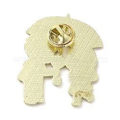 Пара брошей с эмалью из цинкового сплава JEWB-R022-01A