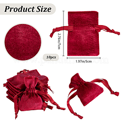 10 sac de rangement en velours&nbsp;TP-BBC0001-12A-01