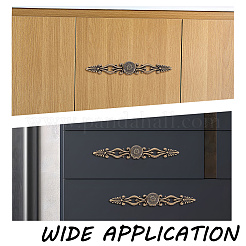 Maniglie per porte di armadi in lega&nbsp;FIND-WH0173-538