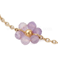 Браслеты из натуральных смешанных драгоценных камней с бусинами&nbsp;BJEW-JB11246