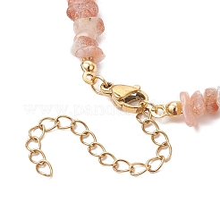 Braccialetti di perline di pietra solare naturale per le donne&nbsp;BJEW-JB11742-02