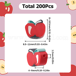 5 Strang handgefertigte Perlenstränge aus Fimo&nbsp;CLAY-SC0001-63