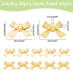 60шт 2 стиля латунные подвески&nbsp;FIND-WR0012-52