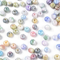 150шт граненые стеклянные бусины с гальваническим покрытием&nbsp;GLAA-YW0003-38-10mm