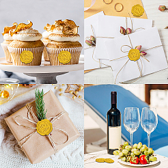 50шт. клейкие восковые наклейки DIY-SD0001-69B