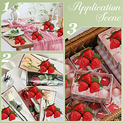 20 modello di fragola simulata in schiuma&nbsp;DJEW-GF0001-97