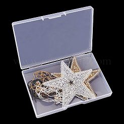 Сверкающий утюг со стразами на заплатках DIY-FG0001-39