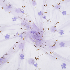 1 Yard Polyester-Seidennetz-Rüschenrandbesatz&nbsp;DIY-CY0002-80A