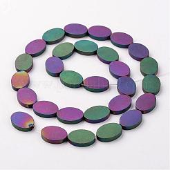 Гальванизировать немагнитных синтетический гематит бисер пряди&nbsp;G-F300-10-F02