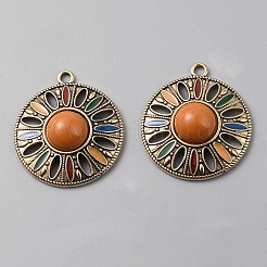 Emaille Anhänger Legierung&nbsp;PALLOY-CJC0006-16AG