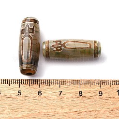 Tibetischen Stil dzi Perlen&nbsp;X-TDZI-E004-02