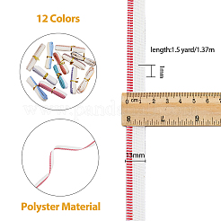 12 bandeaux de livre en polyester 12 couleurs&nbsp;OCOR-BC0005-89