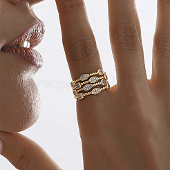 Кольцо из стерлингового серебра с цирконием для женщин SC5406-4