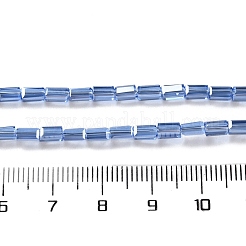 Гальваническое покрытие прозрачные стеклянные бусины нити перламутровый блеск покрытие EGLA-H106-01A-PL07