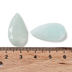 Anhänger aus natürlichem Amazonit mit facettierten Blüten&nbsp;G-D082-01H