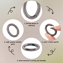 20 шт. пружинные кольца из цинкового сплава&nbsp;FIND-SP0004-30B