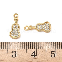 Латунные микропаве прозрачные кубические циркониевые подвески&nbsp;KK-B160-20G