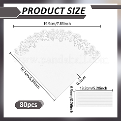 80 Stück hohle Konfetti-Kegel für Hochzeiten&nbsp;DIY-GA0009-59A