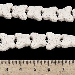 Бусы из натуральной лавы&nbsp;G-G347-02L