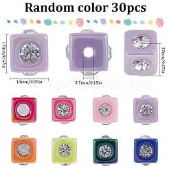 30 шт. Непрозрачные акриловые бусины OACR-SC0001-84