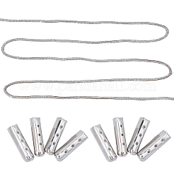 20 connecteur de boucle de lacet en alliage à colonne&nbsp;FIND-CY0001-95B