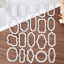 Тема рамки этикетки трафареты для резки углеродистой стали&nbsp;DIY-WH20007-66