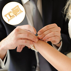 16 шт. 4 стиля 2 цвета экологически чистые латунные застежки для часового ремешка KK-FH0007-35