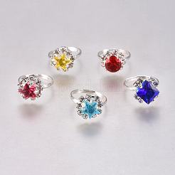 Акриловые кольца для детей RJEW-E163-03