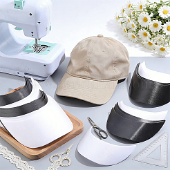 24 panneau de bord de chapeau en plastique 8 styles pour casquette à visière&nbsp;AJEW-NB0009-41