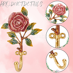 Вешалки-крючки из эмали&nbsp;DIY-WH20007-684G-02