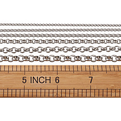 Stahl-Rolo-Kette für Halskette&nbsp;MAK-TA0001-02P