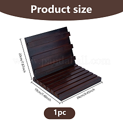 Expositor de madera para monedas conmemorativas.&nbsp;ODIS-WH0001-78