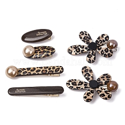 Fermagli per capelli a forma di coccodrillo in lega e resina&nbsp;OHAR-B007-08A