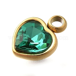 Нержавеющая сталь 304 с подвесками из стразов STAS-Q346-01G-08