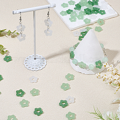 90 Stück 3 Farben Glasimitat Jade Knopf Anhänger&nbsp;DIY-SC0032-65