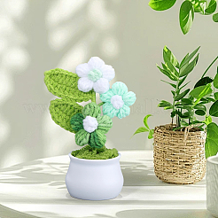 1 шт. вязаный вручную цветок для горшечных растений&nbsp;DJEW-SC0001-15B