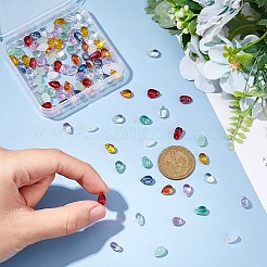 110шт 11 цвета стеклянные бусины&nbsp;GLAA-HS0001-01