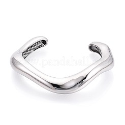 304 Edelstahl-Armreife für Damen&nbsp;LS-BJEW-N038-01P