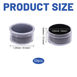 50 шт. пластиковые контейнеры для хранения украшений для ногтей&nbsp;MRMJ-CA0001-56A