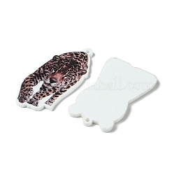 12шт 6 стиля напечатаны непрозрачные акриловые подвески SACR-FS0001-26