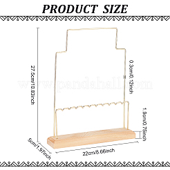 Железный многоярусный органайзер для сережек&nbsp;EDIS-WH0035-05LG
