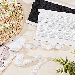 2 карточка 2-х цветная отделка из полиэстерового плетеного кружева OCOR-FG0001-96